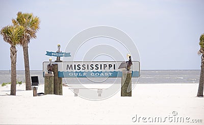 Mississippi Gulf Coast Editorial Stock Photo