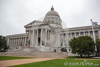 Missouri State House and Capitol Building Stock Photo