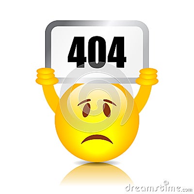 404 mistake vector sign Vector Illustration