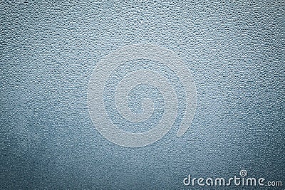 Misted wet window glass as background texture Stock Photo