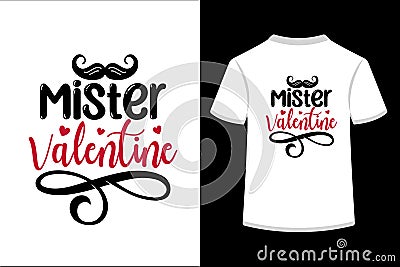 Mister valentine. Vector Illustration