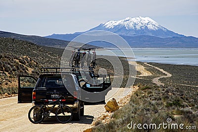 Misti Mountain Landscapes Editorial Stock Photo