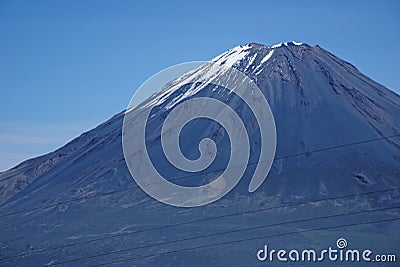 Misti Mountain Landscapes Stock Photo