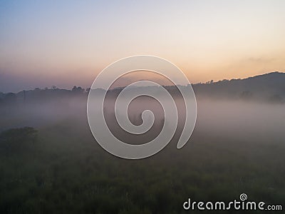 Misty Farm land, Byron Bay Australia Stock Photo