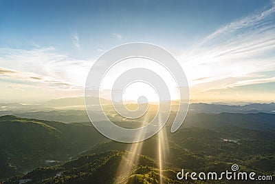 Misty Mountains Wall Decor Print or Poster Stock Photo