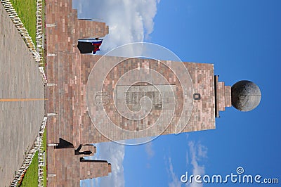 Mitad Del Mundo, Equator Line Editorial Stock Photo