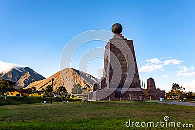 Mitad del Mundo Monument Editorial Stock Photo