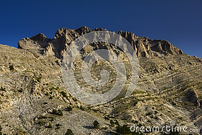 Mitikas mount Olympus Stock Photo