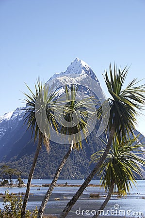 Mitre peak 3 (NZ) Stock Photo