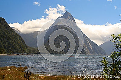 Mitre Peak Stock Photo