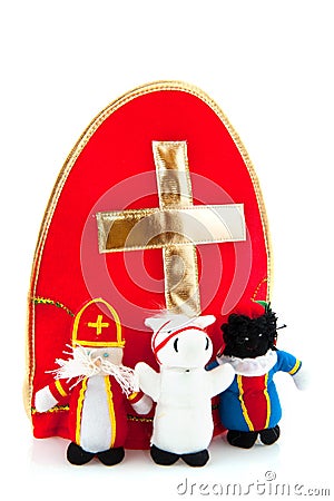 Mitre of Sinterklaas Stock Photo