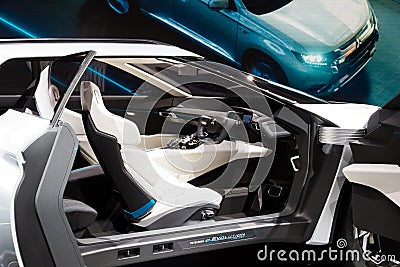 Mitsubishi e-Volution electric concept car Editorial Stock Photo