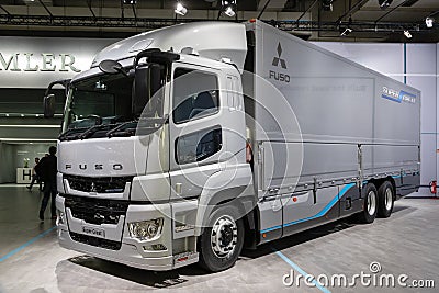 Mitsubishi Fuso Super Great heavy-duty commercial truck Editorial Stock Photo