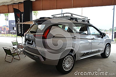 Mitsubishi xpander at car launching event in Quezon City, Philippines Editorial Stock Photo