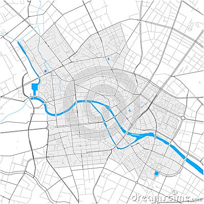 Mitte, Berlin, Deutschland high detail vector map Vector Illustration