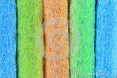 Mix color Plastic fibers Texture background. Stock Photo