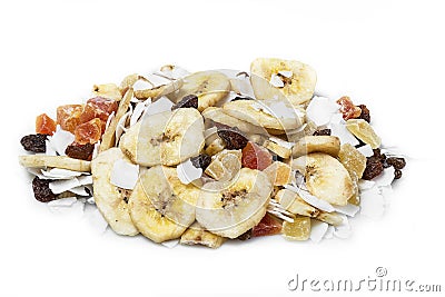 Mix dried fruits Stock Photo