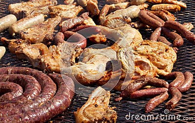 Mixed barbeque Stock Photo