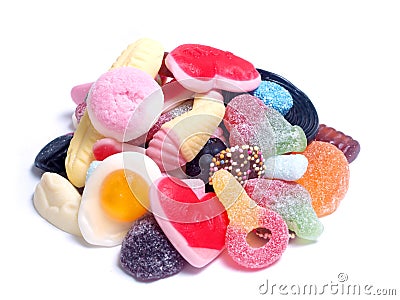 Mixed Candy Stock Photo