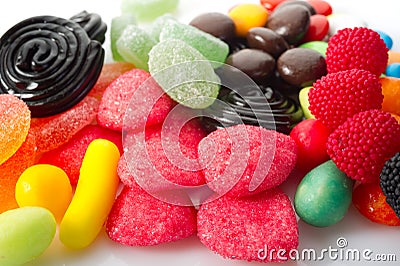 Mixed candy Stock Photo