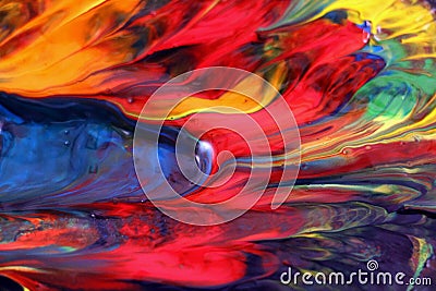 Mixed color magic Stock Photo