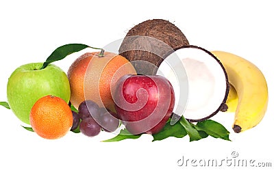 Mixed fruit Stock Photo