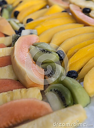 Mixed fruit Stock Photo