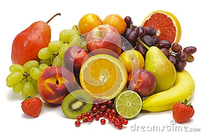 Mixed fruits Stock Photo