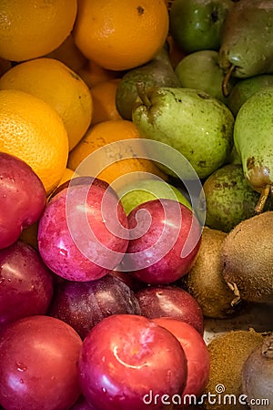 Mixed fruits Stock Photo