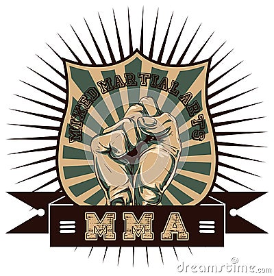 Mixed martial arts Vector Illustration