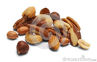 Mixed Nuts Stock Photo