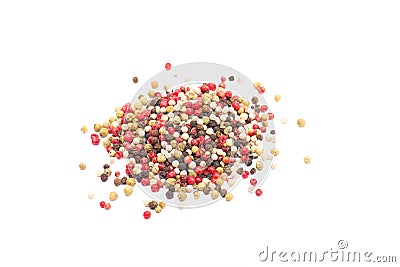 Mixed peppercorns Stock Photo