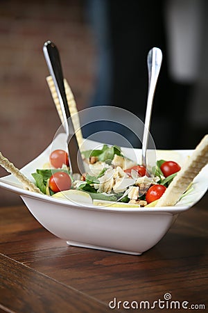 Mixed salad Stock Photo