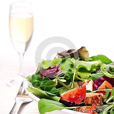 Mixed Salad Stock Photo