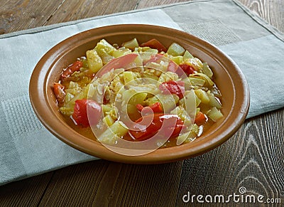 Mixed vegetable kurma Stock Photo