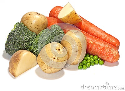 Mixed Vegetables Stock Photo