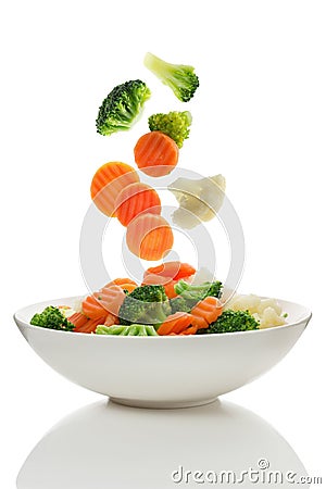 Mixed vegetables Stock Photo