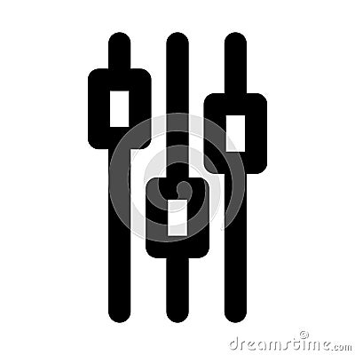 Mixer Line Style vector icon which can easily modify or edit Vector Illustration