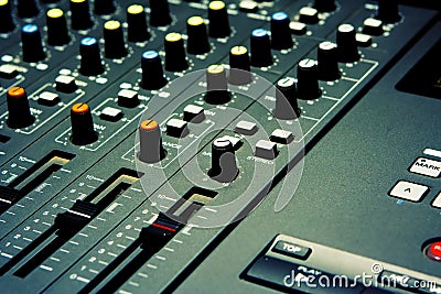 Mixer - The Musical Kind Stock Photo