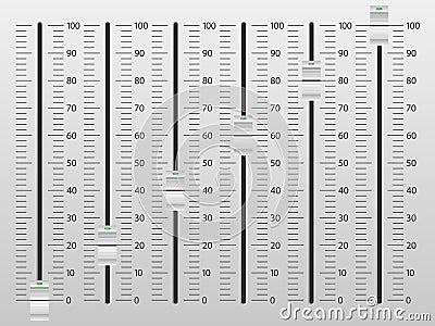 Mixing console Vector Illustration