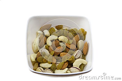 Mixture nuts Stock Photo