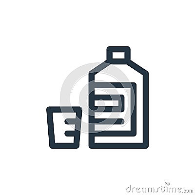 mixture vector icon isolated on white background. Outline, thin line mixture icon for website design and mobile, app development. Vector Illustration