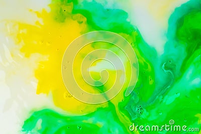 Mixture of watercolor paints Stock Photo