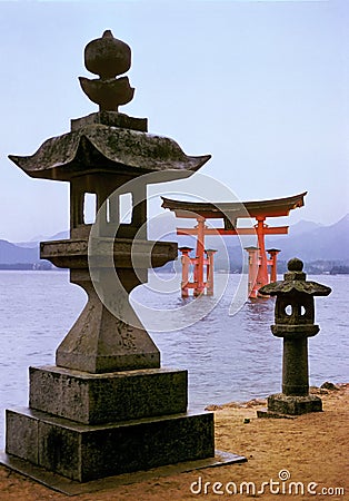 Miyajima trio Stock Photo