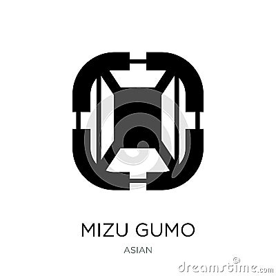 mizu gumo icon in trendy design style. mizu gumo icon isolated on white background. mizu gumo vector icon simple and modern flat Vector Illustration