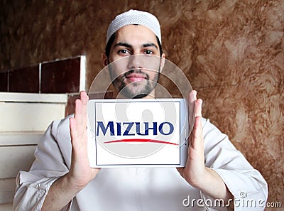 Mizuho Financial Group logo Editorial Stock Photo