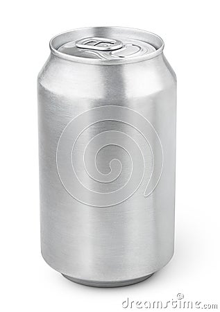 330 ml aluminum soda can Stock Photo