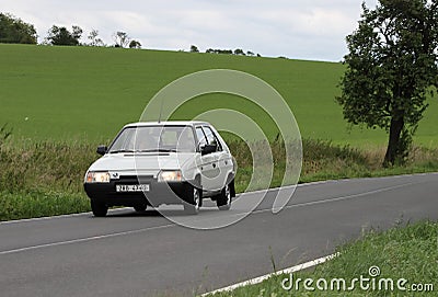 Mlada Boleslav, Czech Republic - Sep 02, 2023 : Oldtimer classic car meeting 