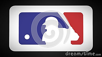 MLB Logo Editorial Stock Photo