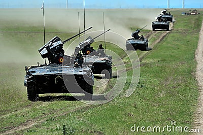 MLI 84 Jder fighting machine in Romanian Editorial Stock Photo